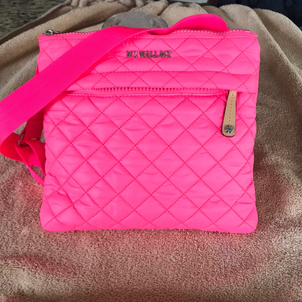 MZ WALLACE - NEON PINK METRO CROSSBODY